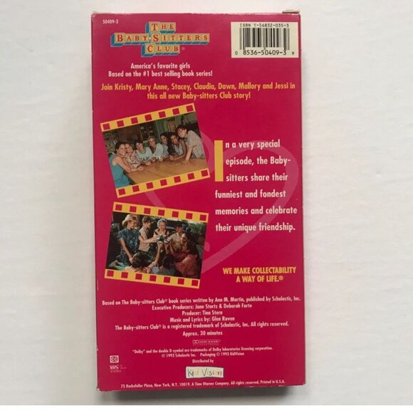1993 The Babysitters Club VHS Video Tape The Baby-Sitters Remember - Picture 4 of 4
